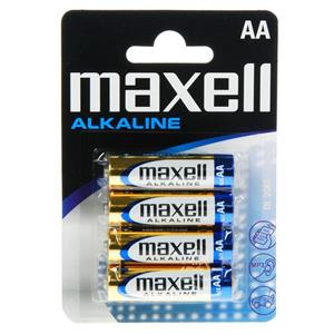 Baterky maxell alkalické AA 4ks                                                 